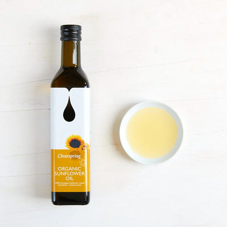 Clearspring Solsikkeolie | 500 ml fra Clearspring på Mecindo.dk