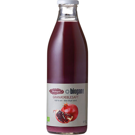 Biogan Granataeblesaft Ø | 1 ltr fra Biogan på Mecindo.dk