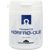 Natur-Drogeriet Flax Omega 3, 500mg Hørfrøolie | 180 kapsler fra Natur-Drogeriet på Mecindo.dk
