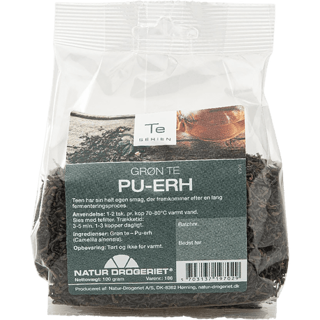 Natur-Drogeriet Pu-erh Te | 100 g fra Natur-Drogeriet på Mecindo.dk