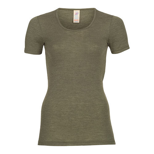 Engel Natur T-shirt Olive | Str. 42/44 fra Engel Natur på Mecindo.dk