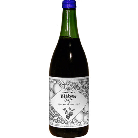 Søbogaard Blåbaersaft Sødet M. AEble Ø | 73 cl fra Søbogaard på Mecindo.dk