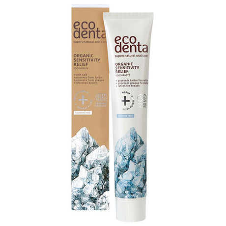 ecodenta Tandpasta Sensitiv M. Salt U. Fluor | 75 ml fra ecodenta på Mecindo.dk