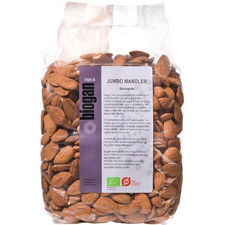 Biogan Økologiske Mandler | 1 kg fra Biogan på Mecindo.dk