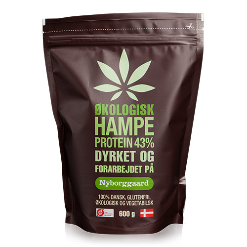 Nyborggaard Hampeprotein 43% Økologisk | 600 gr fra Nyborggaard på Mecindo.dk