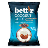 bett'r Kokoschips Med Fin Peruvian Kakao | 40 gr fra bett'r på Mecindo.dk