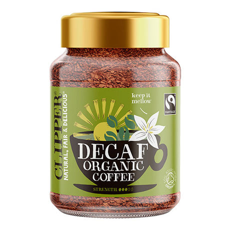 Clipper Koffeinfri Instant Kaffe | 100 gr fra Clipper på Mecindo.dk