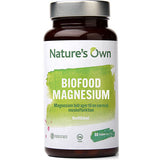 Natures Own Biofood Magnesium | 60 Tabl. fra Natures Own på Mecindo.dk