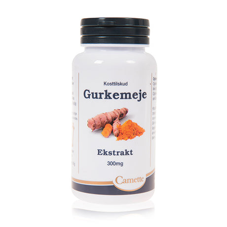 Camette Gurkemeje Ekstrakt | 90 kapsler fra Camette på Mecindo.dk