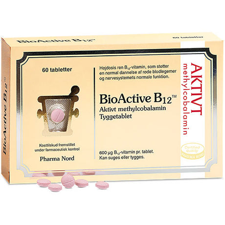 Pharma Nord Bioactive B12 | 60 Tabl. fra Pharma Nord på Mecindo.dk
