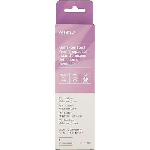 Valmed Klimakterie Test Fsh 2 Stk fra Valmed på Mecindo.dk