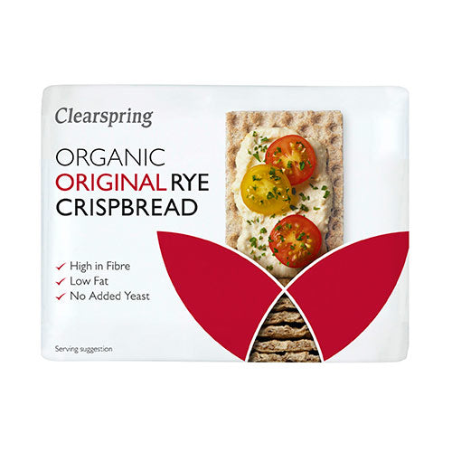 Clearspring Rugknaekbrød Økologisk | 200 gr fra Clearspring på Mecindo.dk