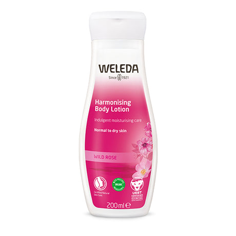Weleda Body Lotion Harmonising Wild Rose | 200 ml fra Weleda på Mecindo.dk