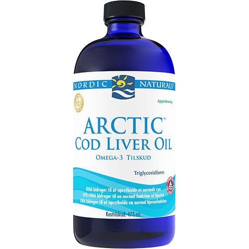 Nordic Naturals Torskelevertran M. Appelsin | 473 ml fra Nordic Naturals på Mecindo.dk