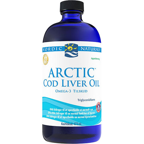 Nordic Naturals Torskelevertran M. Appelsin | 473 ml fra Nordic Naturals på Mecindo.dk