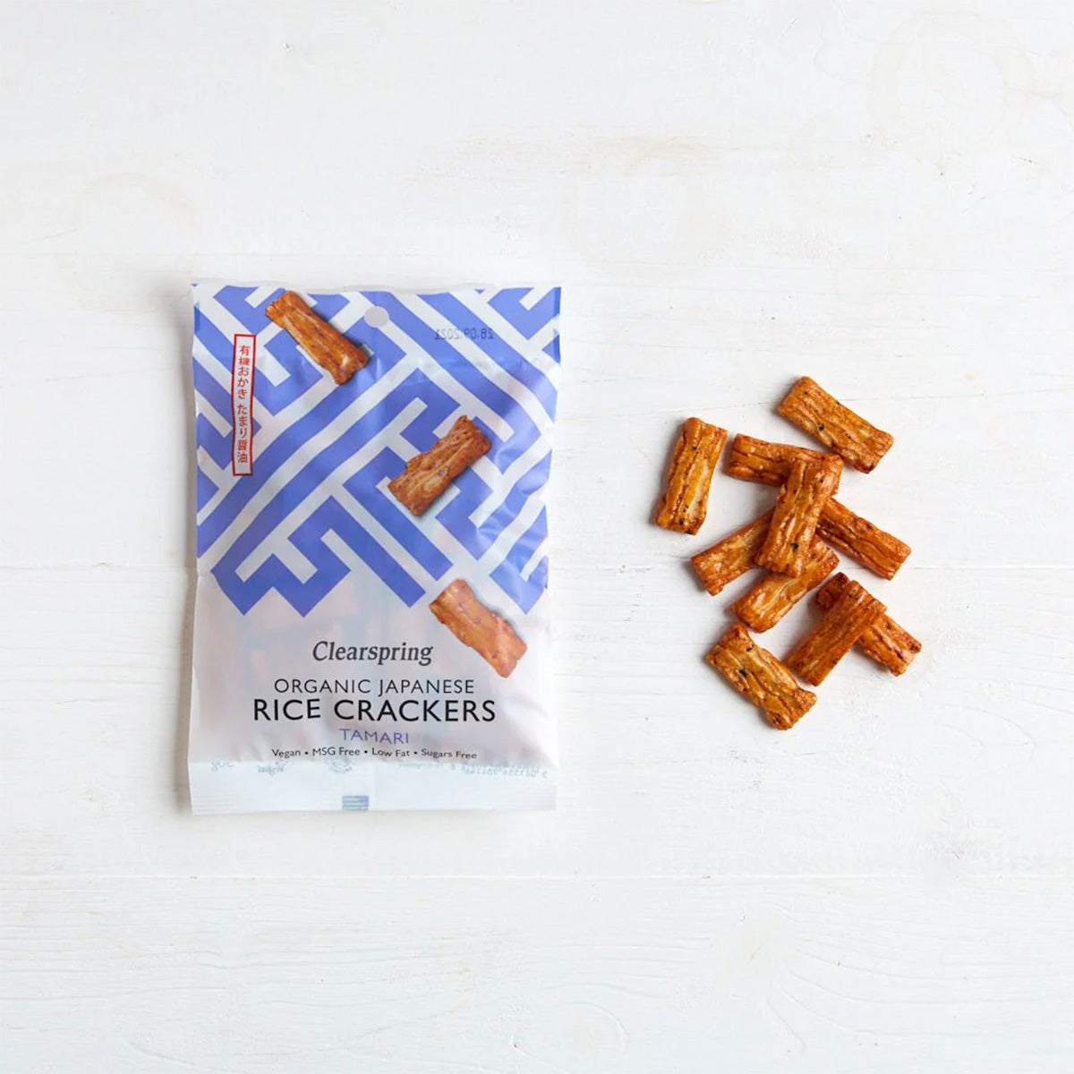 Clearspring Rice Cracker Tamari Økologisk | 50 gr fra Clearspring på Mecindo.dk