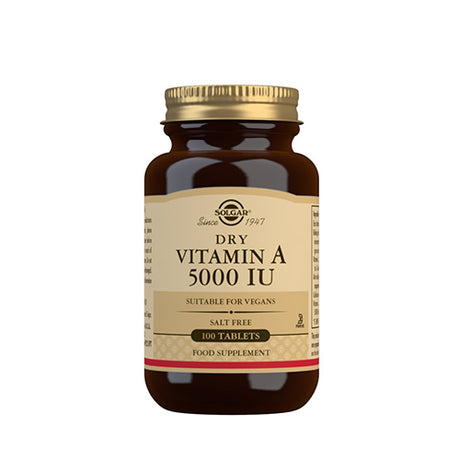 Solgar Vitamin A 1502 Mcg | 100 Tabl. fra Solgar på Mecindo.dk