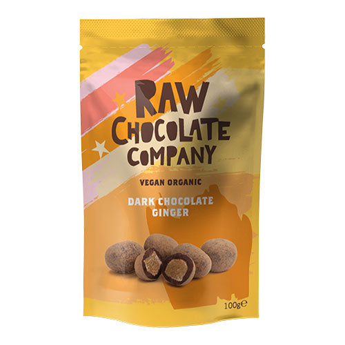 The Raw Chocolate Company Ingefær M. Rå Chokolade Økologisk | 100 gr fra The Raw Chocolate Company på Mecindo.dk