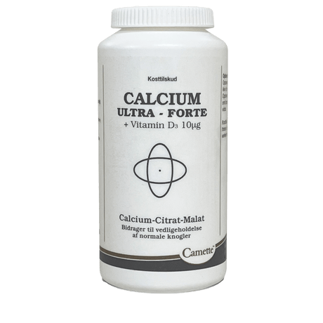 Camette Calcium Ultra Forte + Ekstra D3 | 200 tabletter