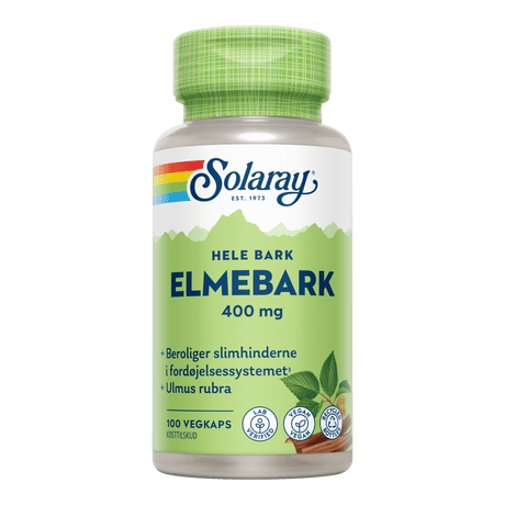 Solaray Elmebark | 100 kapsler