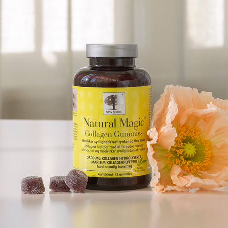 New Nordic Natural Magic Collagen Gummies | 45 gummies fra New Nordic på Mecindo.dk