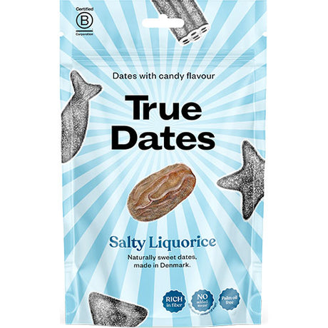 True Dates Salty Liqourice | 100 gr fra True Dates på Mecindo.dk