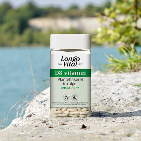 Longo D3-vitamin | 180 Tabl. fra Longo på Mecindo.dk