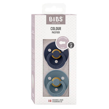 BIBS Colour Latex Size 2 Deep Space/Petrol 2 PACK fra BIBS på Mecindo.dk