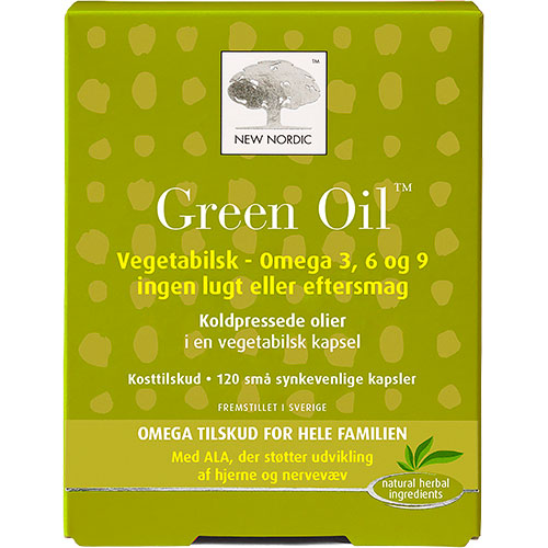 New Nordic Green Oil | 120 kapsler fra New Nordic på Mecindo.dk