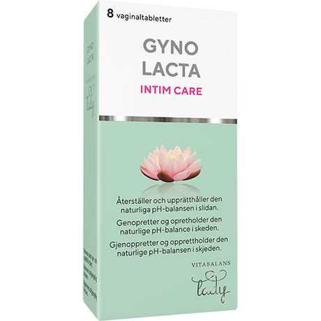 Vitabalans Lady Gynolacta Intime Care | 8 Tabl. fra Vitabalans Lady på Mecindo.dk