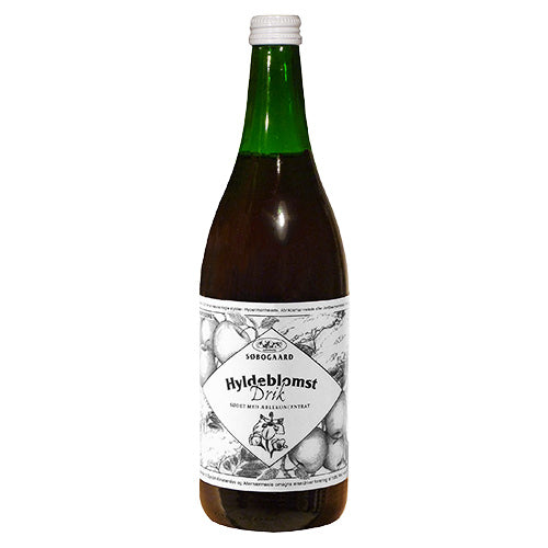 Søbogaard Hyldeblomstdrik M. AEble Ø | 73 cl fra Søbogaard på Mecindo.dk