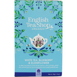 English Tea Shop White Tea, Blueberry & Elderflower Økologisk | 20 br