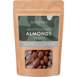 Guru Snack Mandler m. hvid chokolade & lakrids Økologisk | 100 g fra Guru Snack på Mecindo.dk