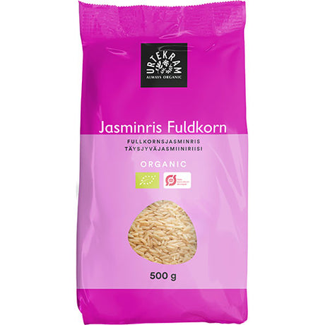 Urtekram Jasmin Ris Fuldkorn Økologisk | 500 gr fra Urtekram på Mecindo.dk