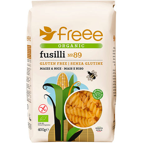 Doves Farm Organic Majs & Ris Fusilli Pasta Gl.fri Doves Økologisk | 500 gr