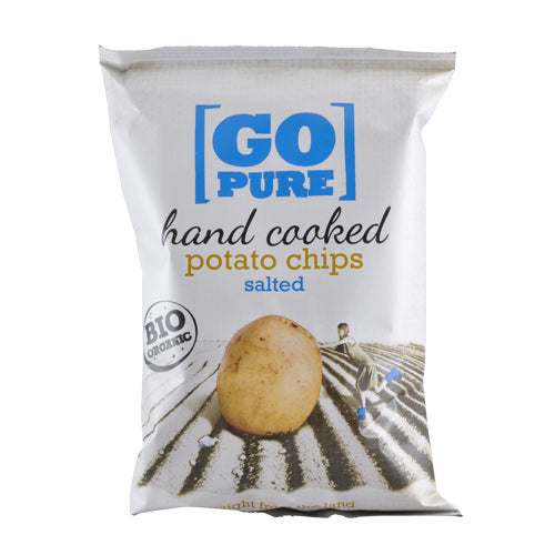 Chips Med Salt Økologisk Pure Chips | 125 gr fra Yellow Chips Pure Chips på Mecindo.dk