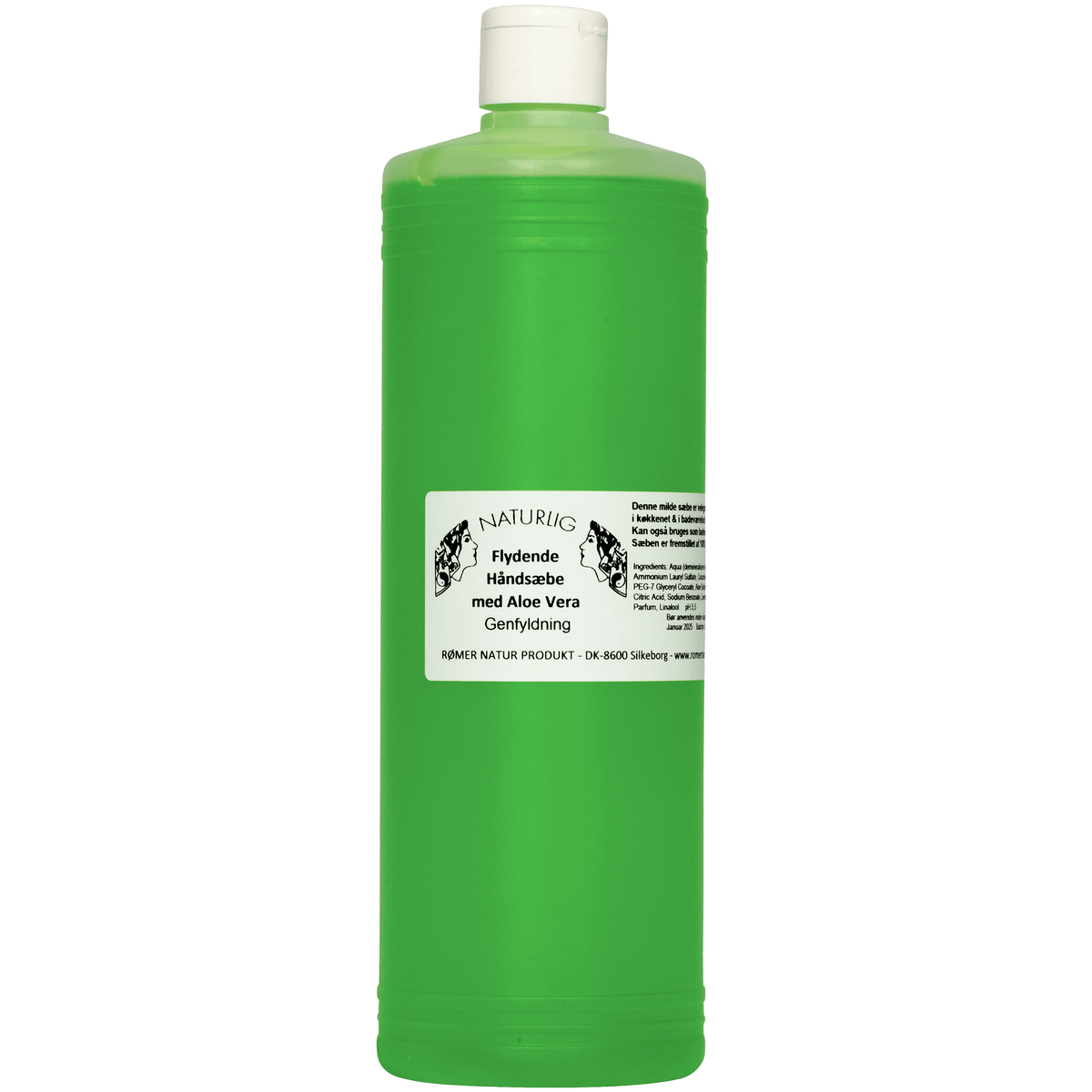 Rømer Aloe Vera Håndsæbe Fl. Refil | 1 liter fra Rømer på Mecindo.dk
