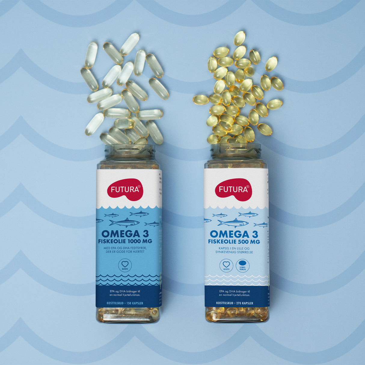 Futura Omega-3 1000 Mg | 150 kapsler fra Futura på Mecindo.dk