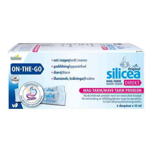 Silicea Mave-tarm On The Go 6 Dos.poser | 90 ml fra Silicea på Mecindo.dk