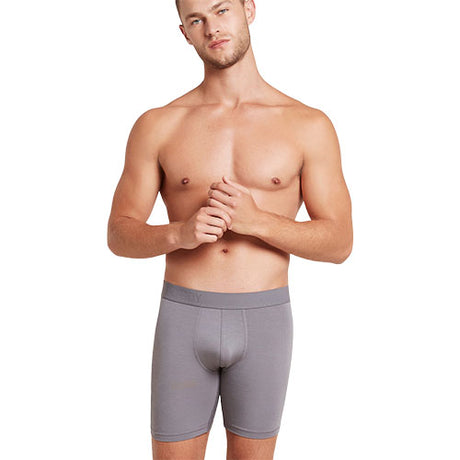 Boody Men´s Everyday Longer Boxers Ash | Str. S fra Boody på Mecindo.dk