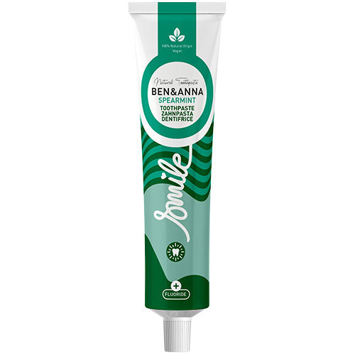 Ben & Anna Toothpaste (75 ml) | Spearmint + Fluoride fra Ben & Anna på Mecindo.dk