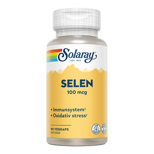 Solaray Selen | 90 kapsler fra Solaray på Mecindo.dk