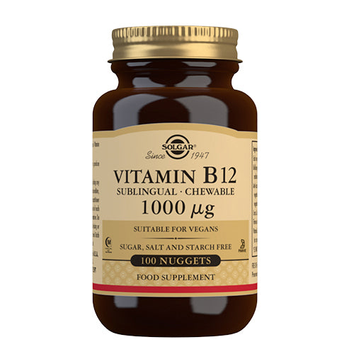 Solgar Vitamin B12 | 100 Tabl. fra Solgar på Mecindo.dk