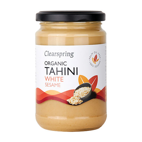 Clearspring Tahin Hvid Sesam Økologisk | 280 gr fra Clearspring på Mecindo.dk