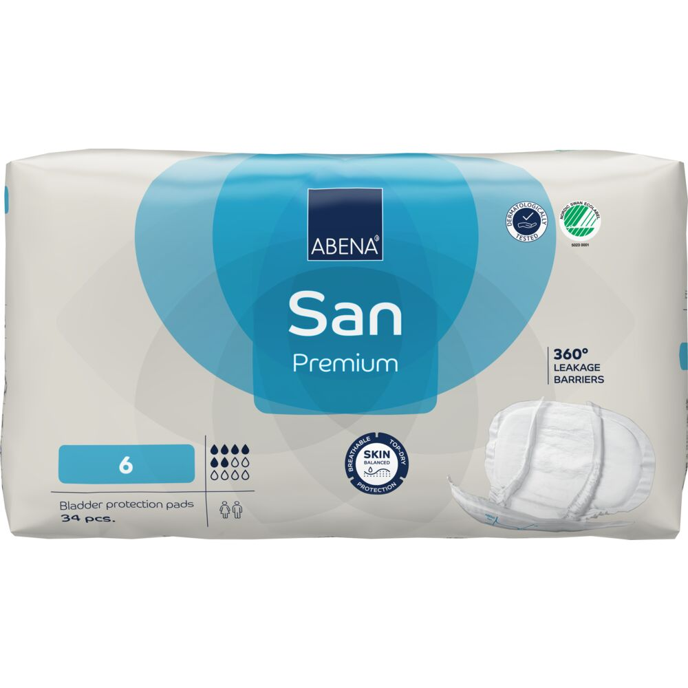 Abena San Premium 6 | 34 stk fra Abena på Mecindo.dk
