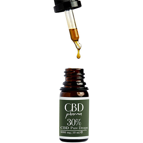 CBD Pharma Cbd Olie Drops 30% | 10 ml fra CBD Pharma på Mecindo.dk