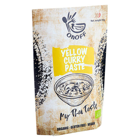 ONOFF SPICES Thai Yellow Curry Paste Økologisk | 50 gr fra ONOFF SPICES på Mecindo.dk
