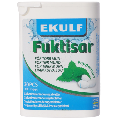 Ekulf Fuktisar Peppermint | 30 stk fra Ekulf på Mecindo.dk