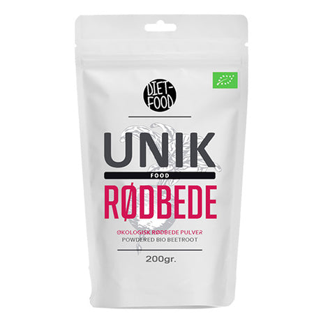 Diet-food Rødbede Pulver Økologisk | 200 gr fra Diet-food på Mecindo.dk