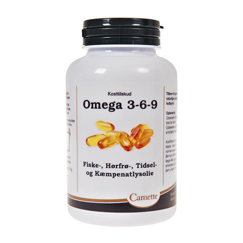 Camette Omega 3-6-9 | 120 kapsler fra Camette på Mecindo.dk